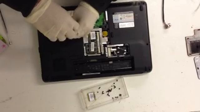 Tutorial how to open dismantle Compaq cq61 part 1 смотреть онлайн