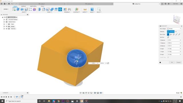 Fusion 360 - How To Combine Bodies, Subtract and Intersect смотреть онлайн