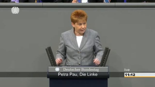 Petra Pau: Große Anfrage zur Verbrechensserie des NSU [Bundestag 11.11.2016] смотреть онлайн
