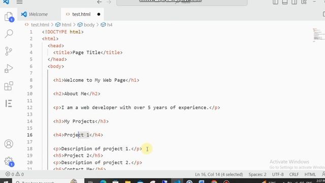 Heading Tags In Html | Lecture 7 | Html Course using Chatgpt 2023 | Hindi Tutorial смотреть онлайн