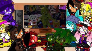 фнаф 1 и 2 спрингтрап и плюштрап реагирует на Rag_Days #19 - Страшный суд все сЦут! Гача клуб