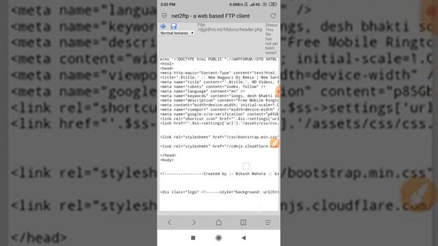 How to Edit Header And Footer Change Css Autoindex Script - Free PHP Website Making Part:- 5 смотреть онлайн