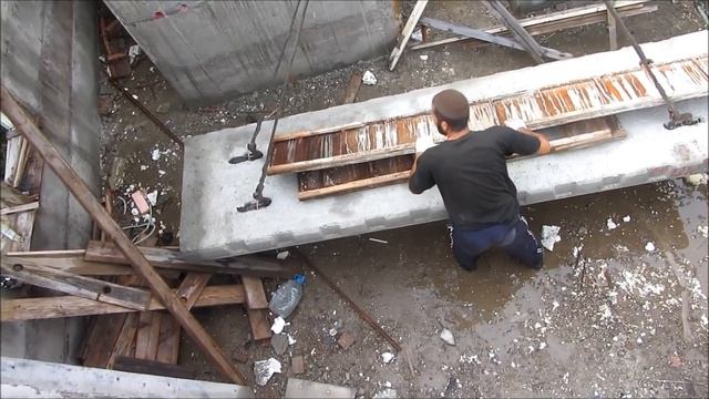 Установка плит перекрытия смотреть онлайн