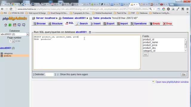 SQL SELECT command I смотреть онлайн