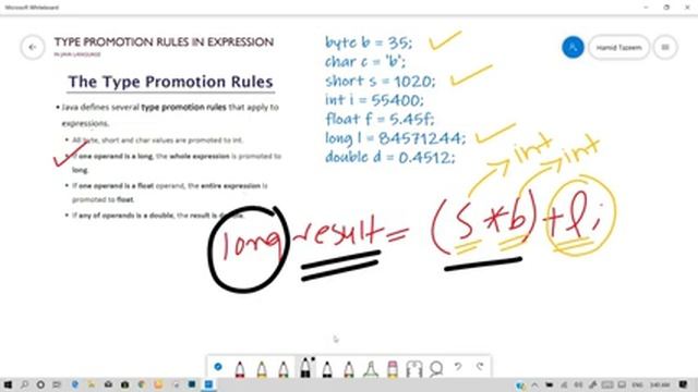Type Promotion Rules In Java Language | Hamid Tutorials | смотреть онлайн