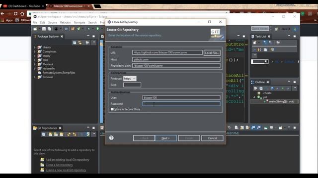 How to integrate any GitHub repository in eclipse IDE смотреть онлайн