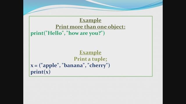 Python(input, print, type function) смотреть онлайн