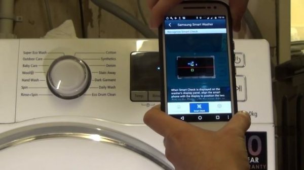 How to tip #13 : set up and use Smart Check on a Samsung Ecobubble Washing Machine.