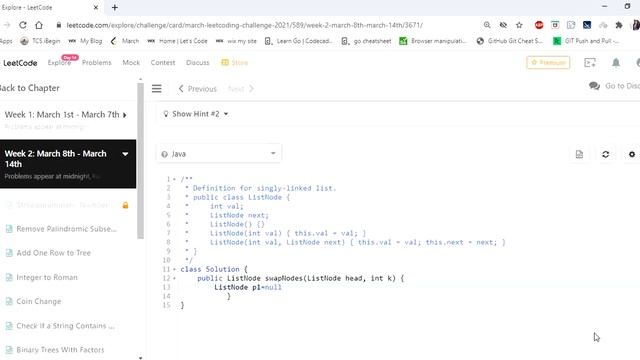 Swapping Nodes in a Linked List | LeetCode 1721 | Coders Camp смотреть онлайн