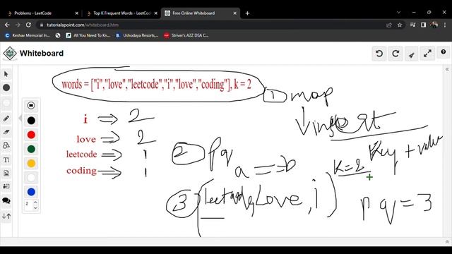 692. Top K Frequent Words || Leetcode - 692 || Java || #DLC смотреть онлайн