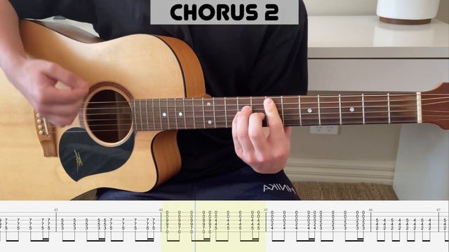 Dream on - Boyce Avenue (Aerosmith) Acoustic Guitar Cover + Lesson w/TABS (How to play) смотреть онлайн