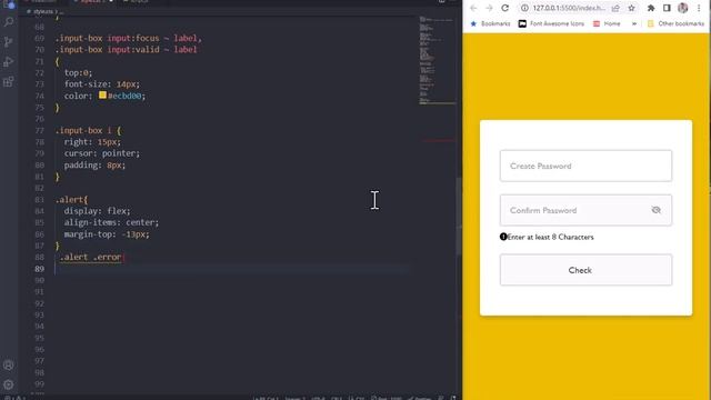 Check Password and Confirm Password in HTML/CSS/JS | Webster смотреть онлайн