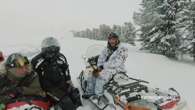 На снегоходе к БЕЛУХЕ. Вторая серия