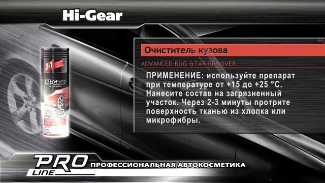 Очиститель кузова Hi-Gear PRO Line