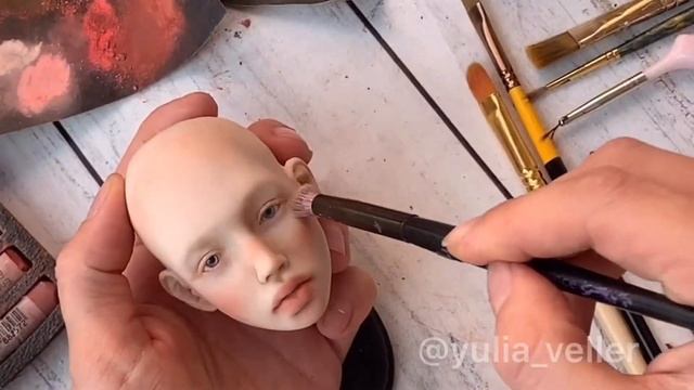 Роспись авторской куклы смотреть онлайн