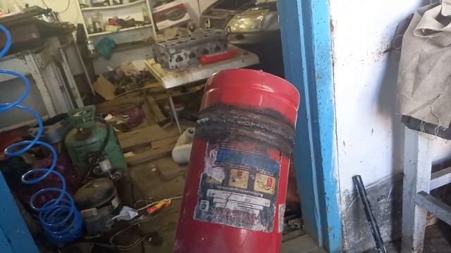 Опель Вектра- восстановление после загиба клапанов смотреть онлайн