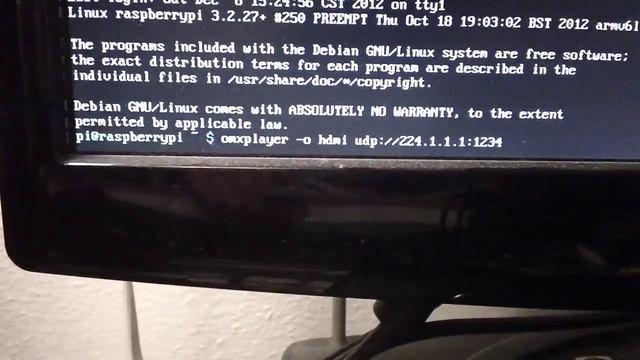 Raspberry Pi Decoding H.264 UDP Stream via OMXplayer смотреть онлайн