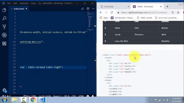 Bootstrap Tutorial Bangla | Bootstrap tables Bangla tutorial Part-04 смотреть онлайн