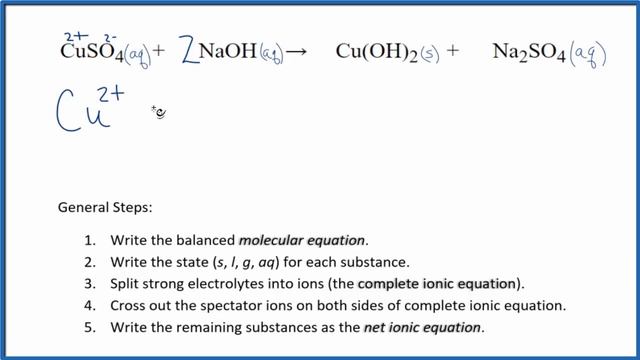 How to Write the Net Ionic Equation for CuSO4 + NaOH = Cu(OH)2 + Na2SO4 смотреть онлайн