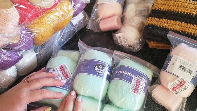 покупка пряжи, планы на нее, готовые работы смотреть онлайн