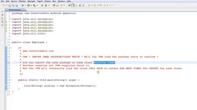 JAVA CAN WE IMPORT SAME PACKAGE CLASS TWICE смотреть онлайн