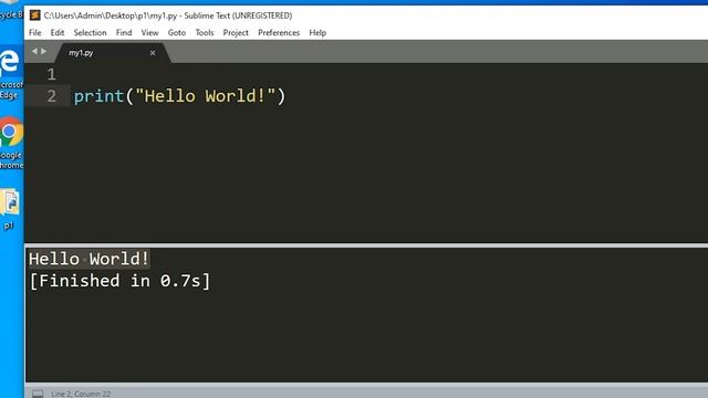 Как использовать Sublime Text для Python смотреть онлайн