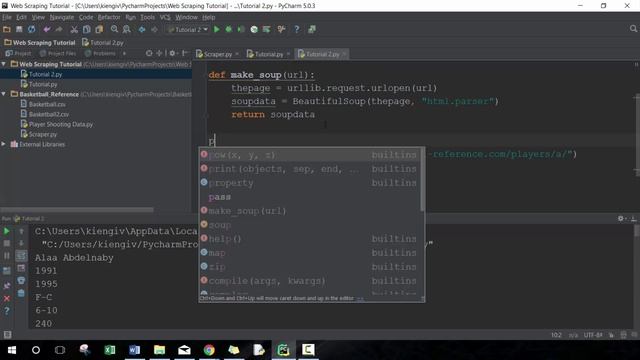 Introduction to Web Scraping (Python) - Lesson 02 (Scrape Tables) смотреть онлайн