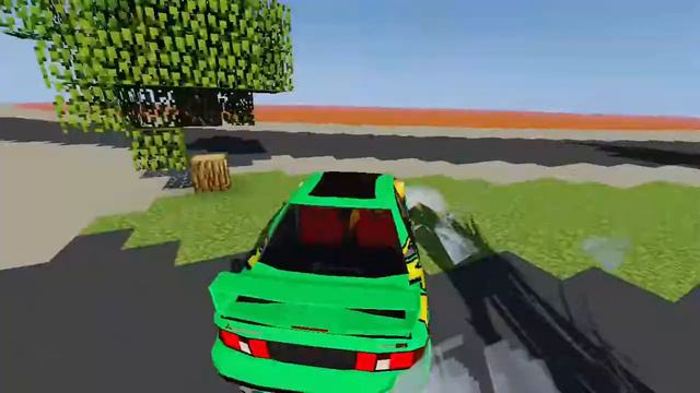Drifting in Minecraft? - Mitsubishi Evo III test смотреть онлайн