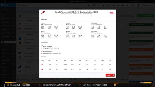Developer Dynasty - Draft Day Sports: College Basketball 2021 смотреть онлайн