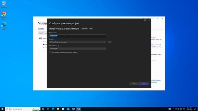 React Project in Visual Studio 2022 (Getting Started) смотреть онлайн