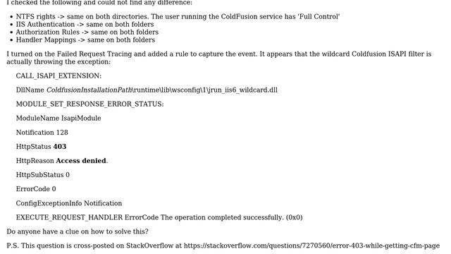 DevOps & SysAdmins: Error 403 while getting cfm page смотреть онлайн