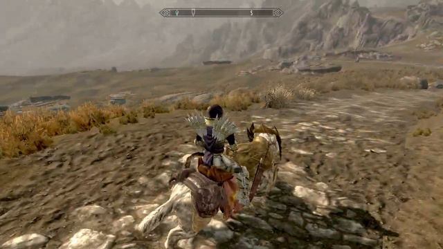 Skyrim: Armored Sabre Cat mount! смотреть онлайн