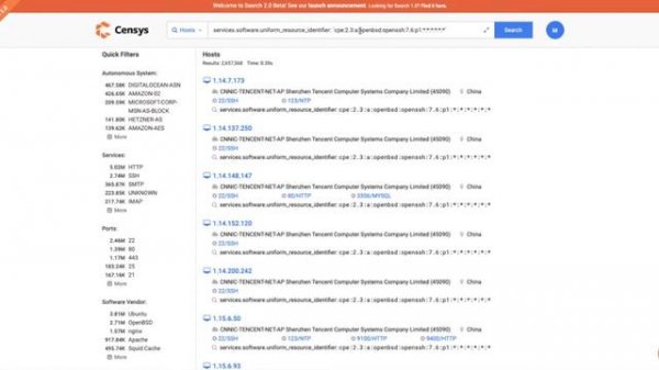 Censys Search 2.0 | Improved Software Detection and Parsing