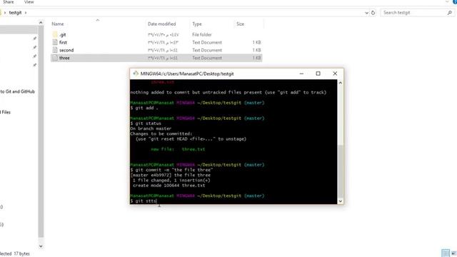 بعض أوامر git log,git add,git commit -m,git commit -am }Git } смотреть онлайн