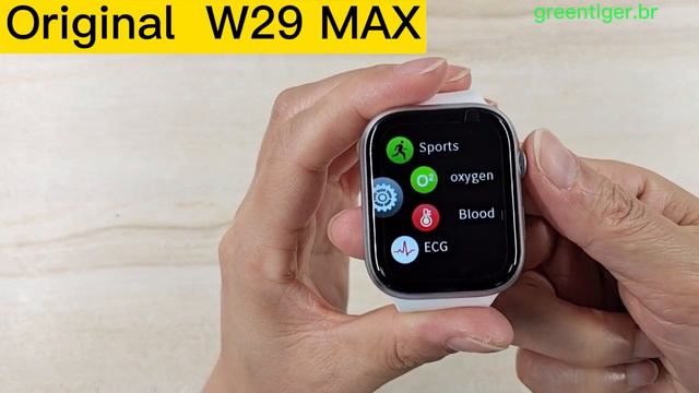 Original W29 Max Smart Watch 1:1 Series 9 Siri NFC Body Temperature Feel Game GPS Tracker Call смотреть онлайн