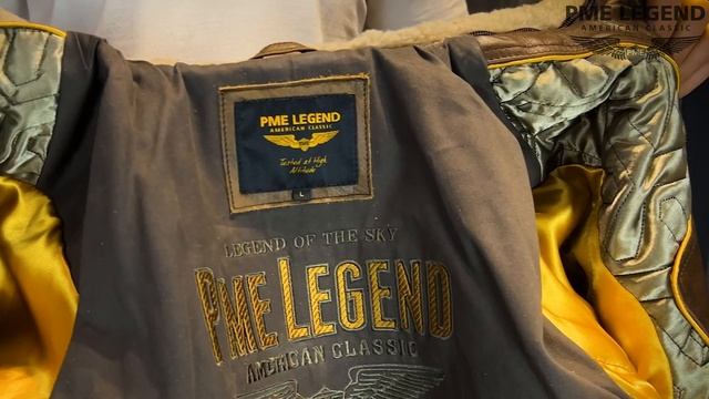 Коричневая куртка-пилот Hudson PME Legend смотреть онлайн