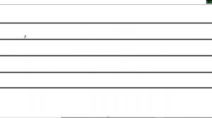 Интервалы. Терция в нотной тетради. 1 класс. Сольфеджио онлайн