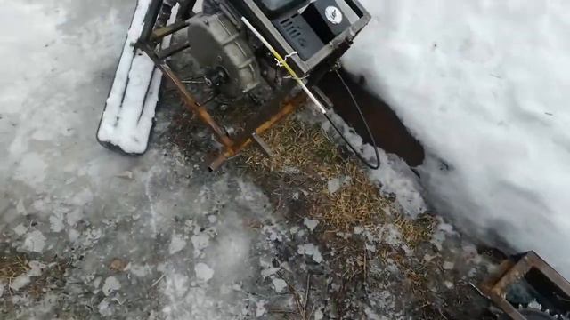 САМОДЕЛЬНЫЙ СНЕГОКАТ ПОЕХАЛ (осталось мелочевка) смотреть онлайн