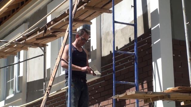 Как наносится клей на клинкерную плитку и как она приклеивается на фасад дома смотреть онлайн