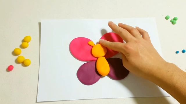 Пластилин для детей Учимся лепить Лепка из пластилина для детей Бабочка из пластилина смотреть онлайн