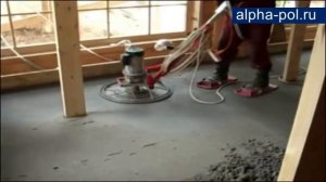 Полусухие стяжки пола АЛЬФАПОЛ М