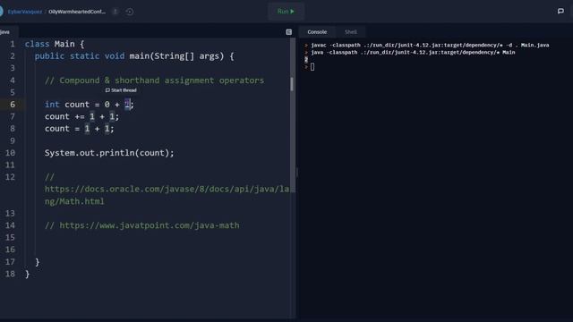 JAVA - Compound & Shorthand Assignment Operators - Unit 1 APCSA смотреть онлайн