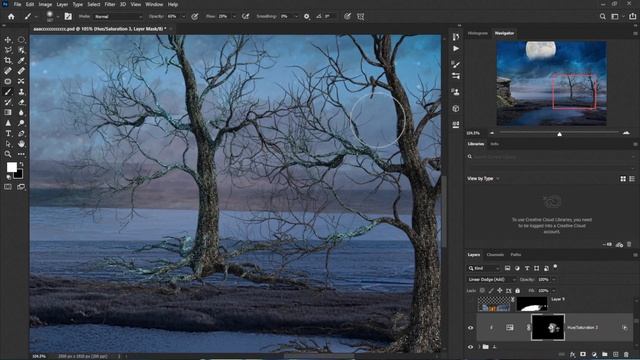 Creating Halloween Artwork in Photoshop! | ''Night of Fear'' (Speed Art) смотреть онлайн