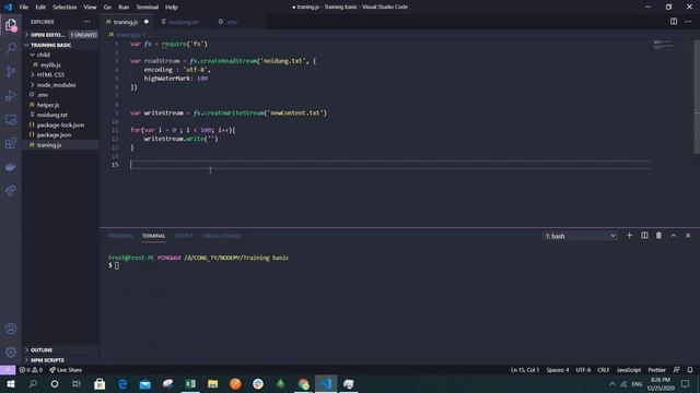 [Node js] | Bài 6: Writestream ReadStream trong NodeJS | Nodemy смотреть онлайн
