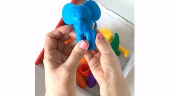 Магнитный конструктор "Мой первый сафари-зоопарк" SmartMax