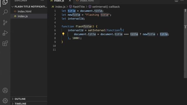 How to Create Flash Title Notifications with JavaScript | Frontend Web Development | RethinkingUI | смотреть онлайн