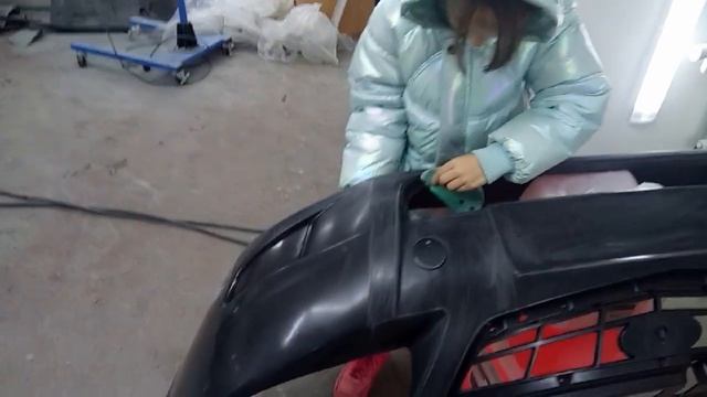 Готовим бампер.