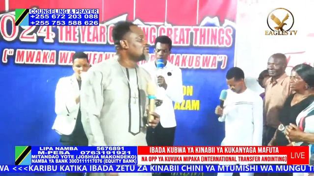 ## OPP KUBWA YA KINABII YA KUVUKA MIPAKA NA IBADA YA KUKANYAGA MAFUTA YA UPAKO (24/03/2024) смотреть онлайн