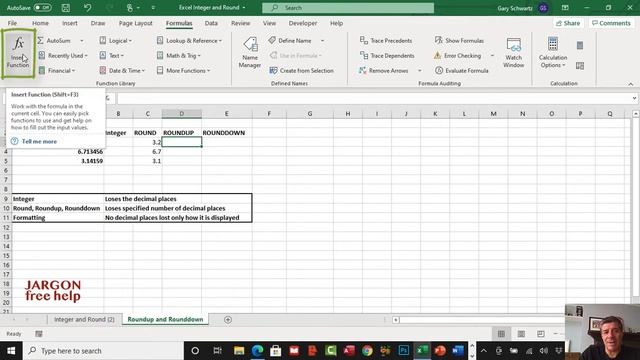 Excel: How to Round using ROUND(), ROUNDUP() and ROUNDDOWN() functions смотреть онлайн