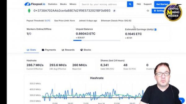 iPollo V1 Mini Classic PLUS 280 MHs Ethereum CLASSIC Miner | AFFORDABLE ETC ASIC